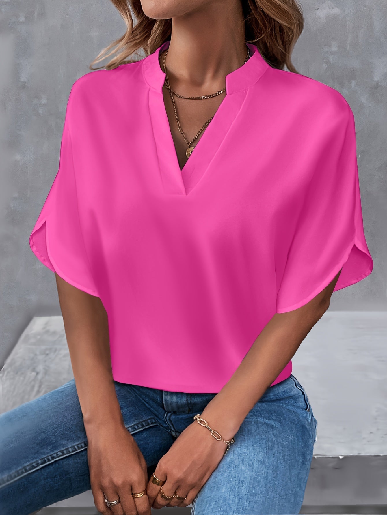 Scarlett | Blouse élégante à encolure en V
