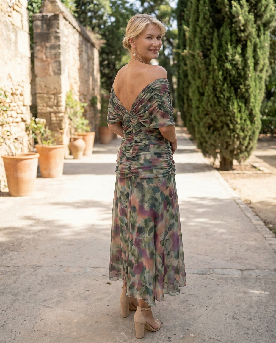 Rosaline | Robe Maxi Élégante à Décolleté Cœur