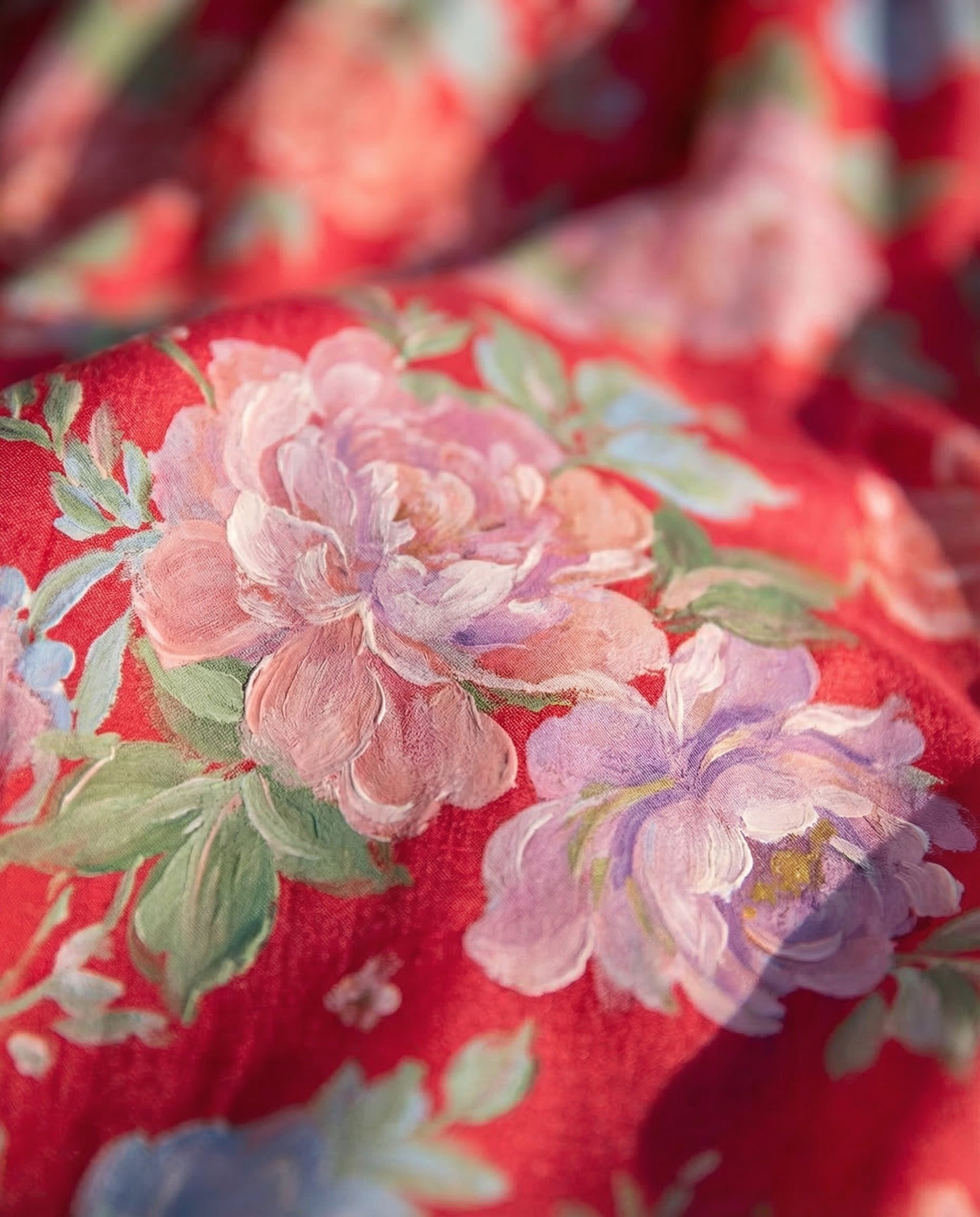 Minelda | Robe Florale Élégante à Col en V