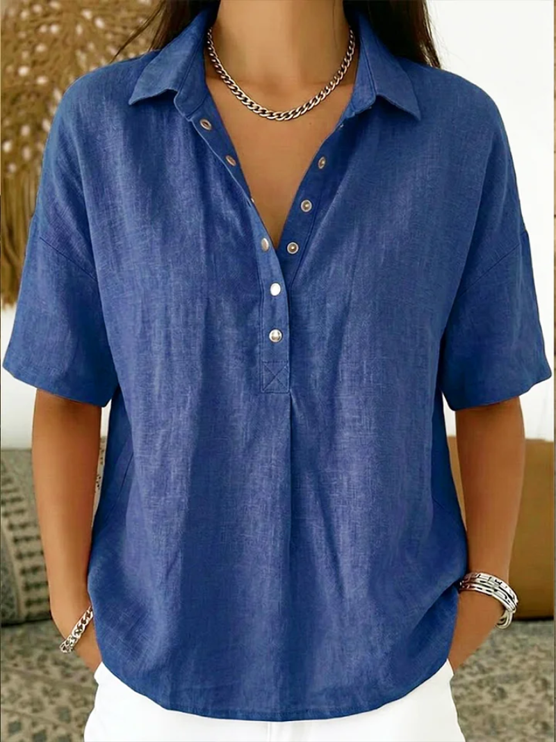 Willow | Blouse avec col et bouton