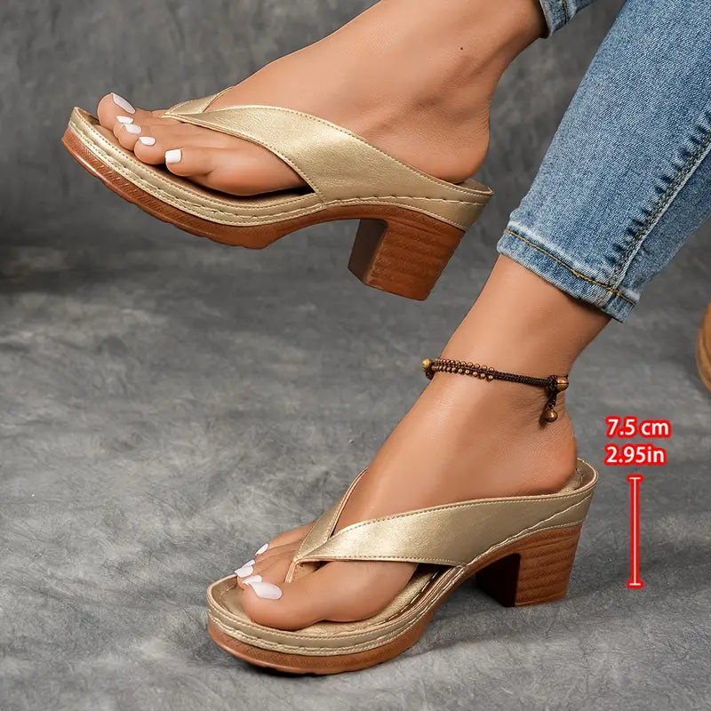 Helena | Mules à Talon Élégantes
