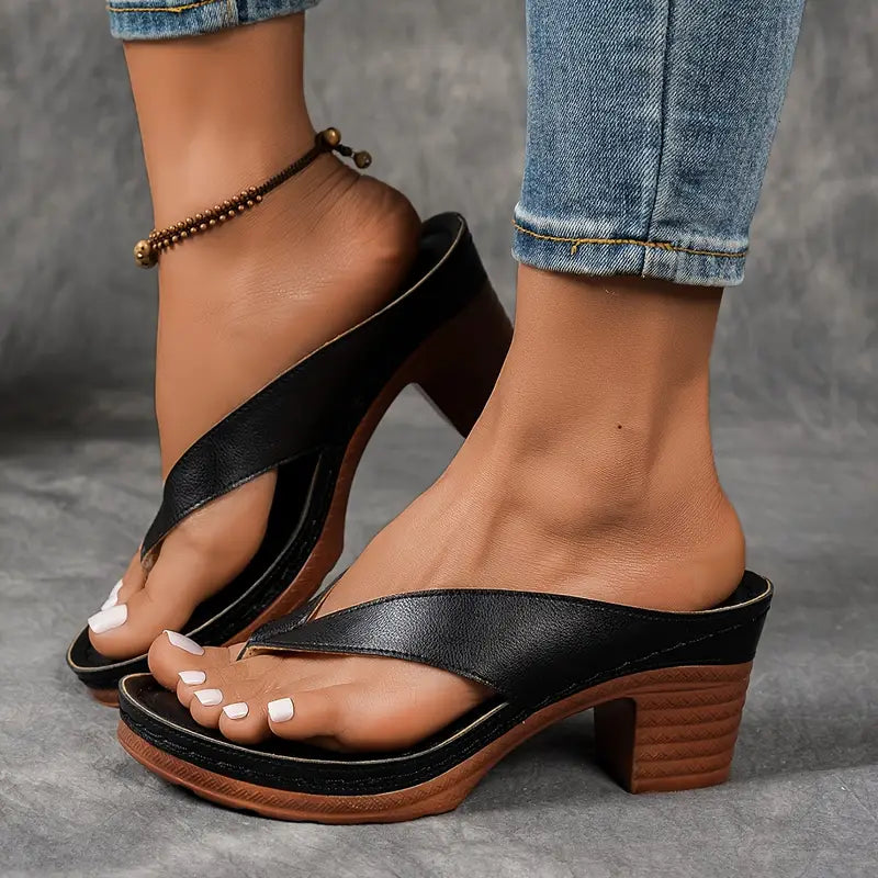 Helena | Mules à Talon Élégantes