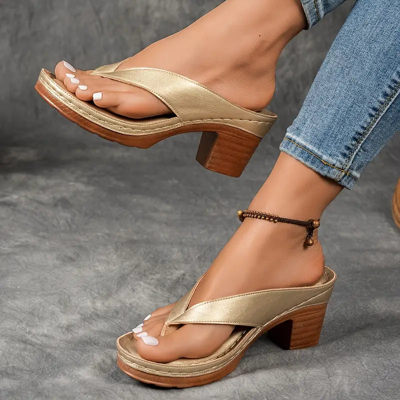 Helena | Mules à Talon Élégantes