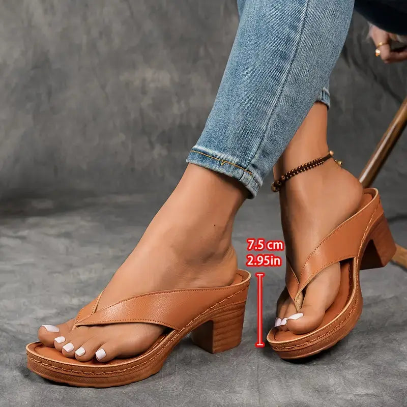 Helena | Mules à Talon Élégantes