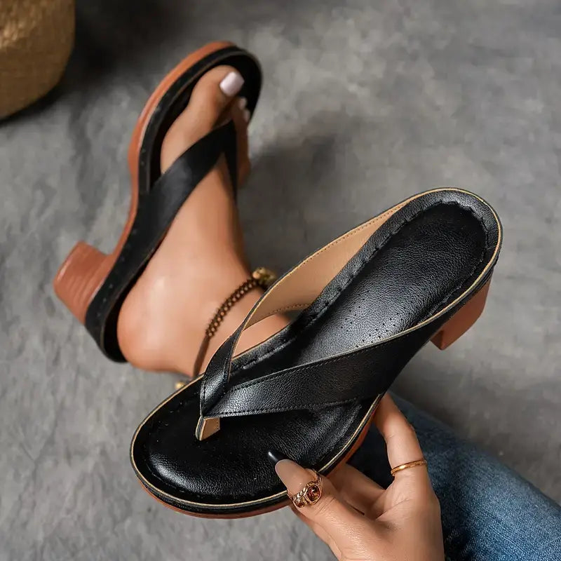Helena | Mules à Talon Élégantes
