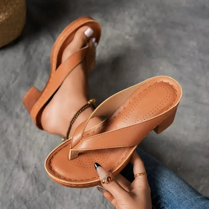 Helena | Mules à Talon Élégantes
