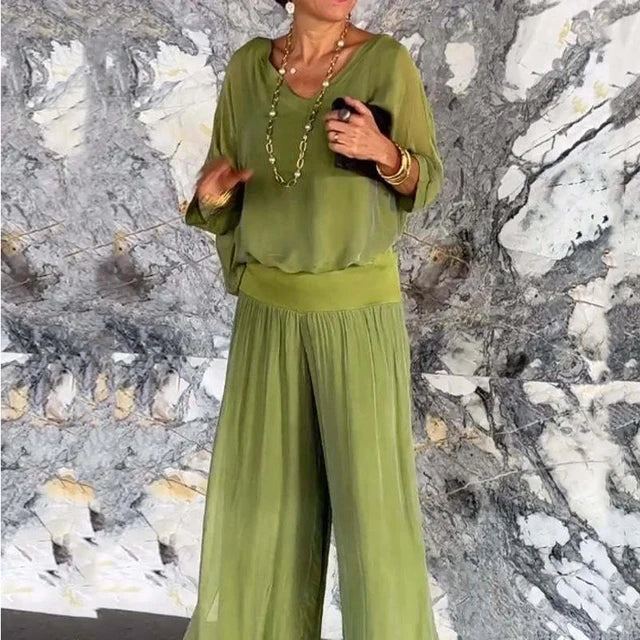 Pía - Conjunto elegante 2 Piezas