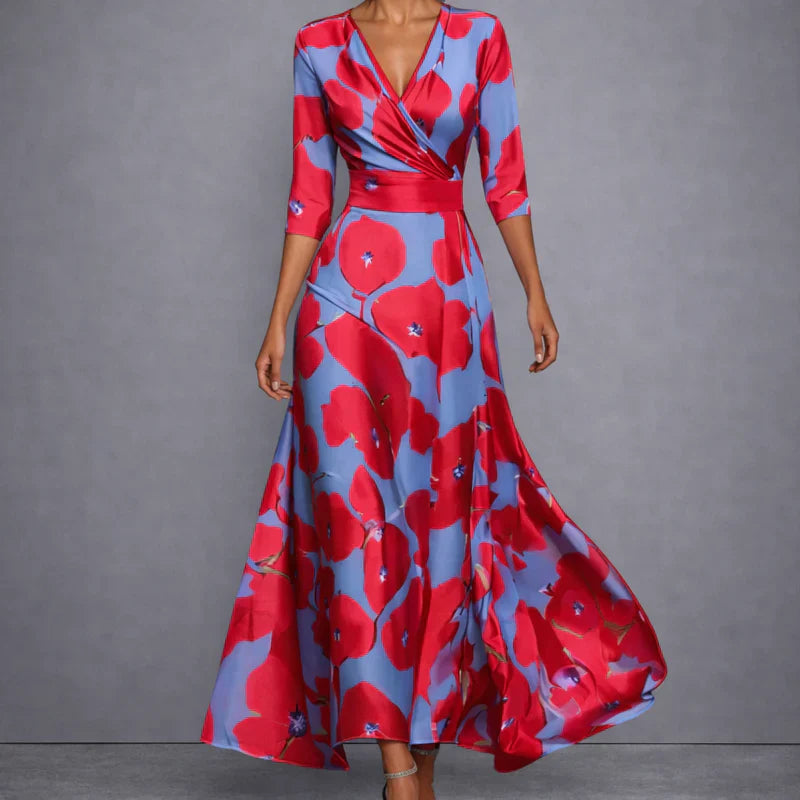 IMELDA | ABITO MAXI FLOREALE