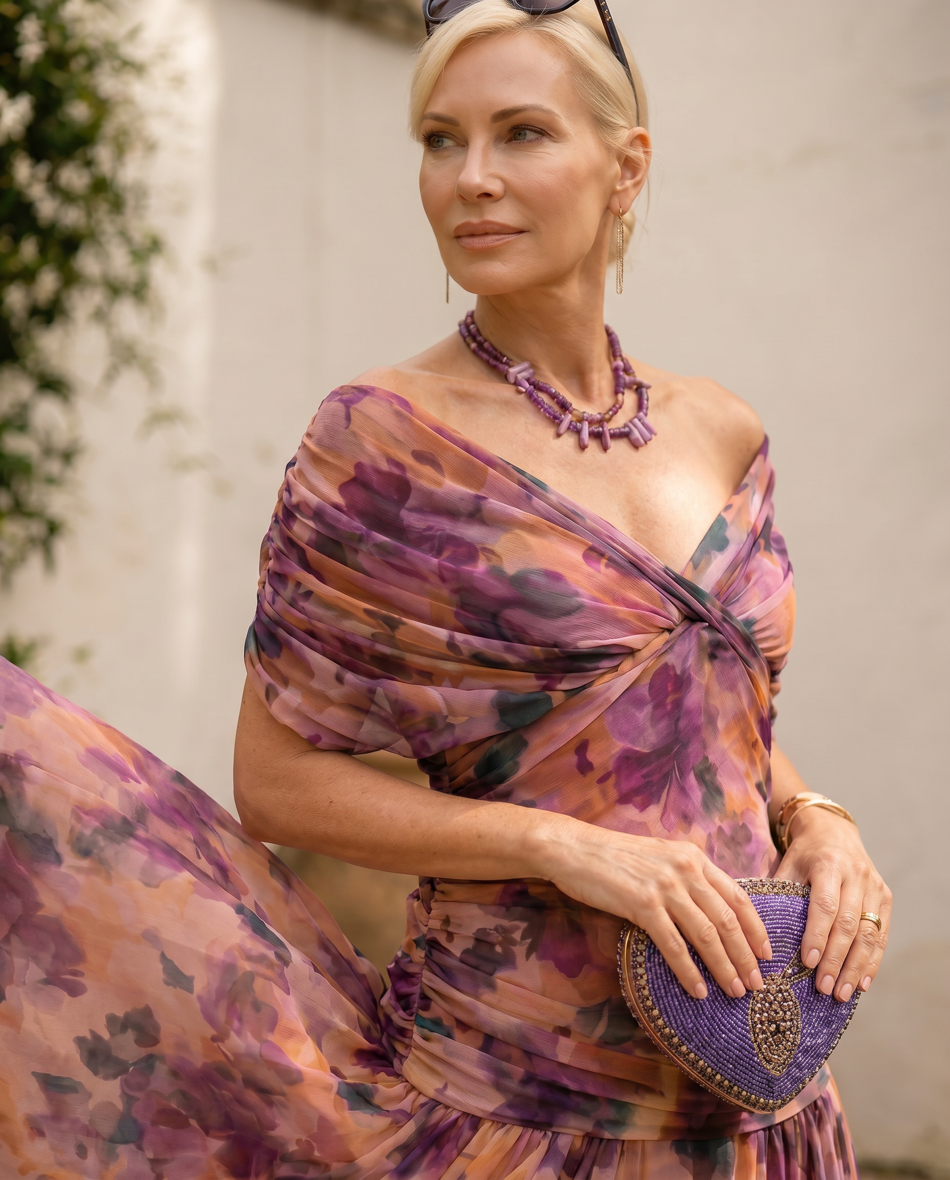 Rosaline | Robe Maxi Élégante à Décolleté Cœur