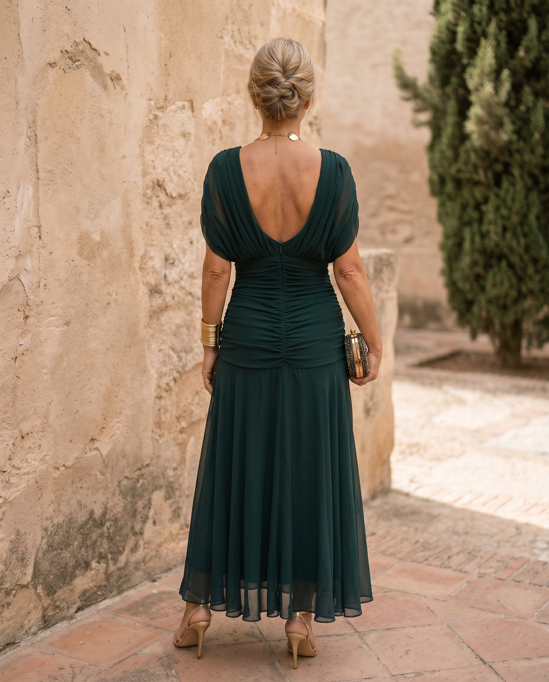 Rosaline | Robe Maxi Élégante à Décolleté Cœur